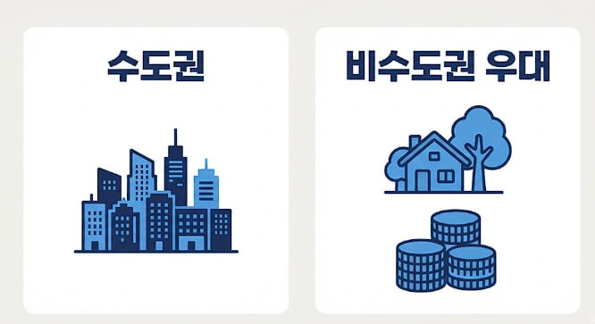 청년일자리도약장려금 수도권 비수도권 지원금액 비교 인포그래픽